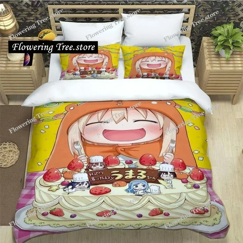 

H-Himouto! Umaru-chan Sheets Quilt Covers Bedding Dormitory Sheets Bedding Set Soft Warm Bedding Set
