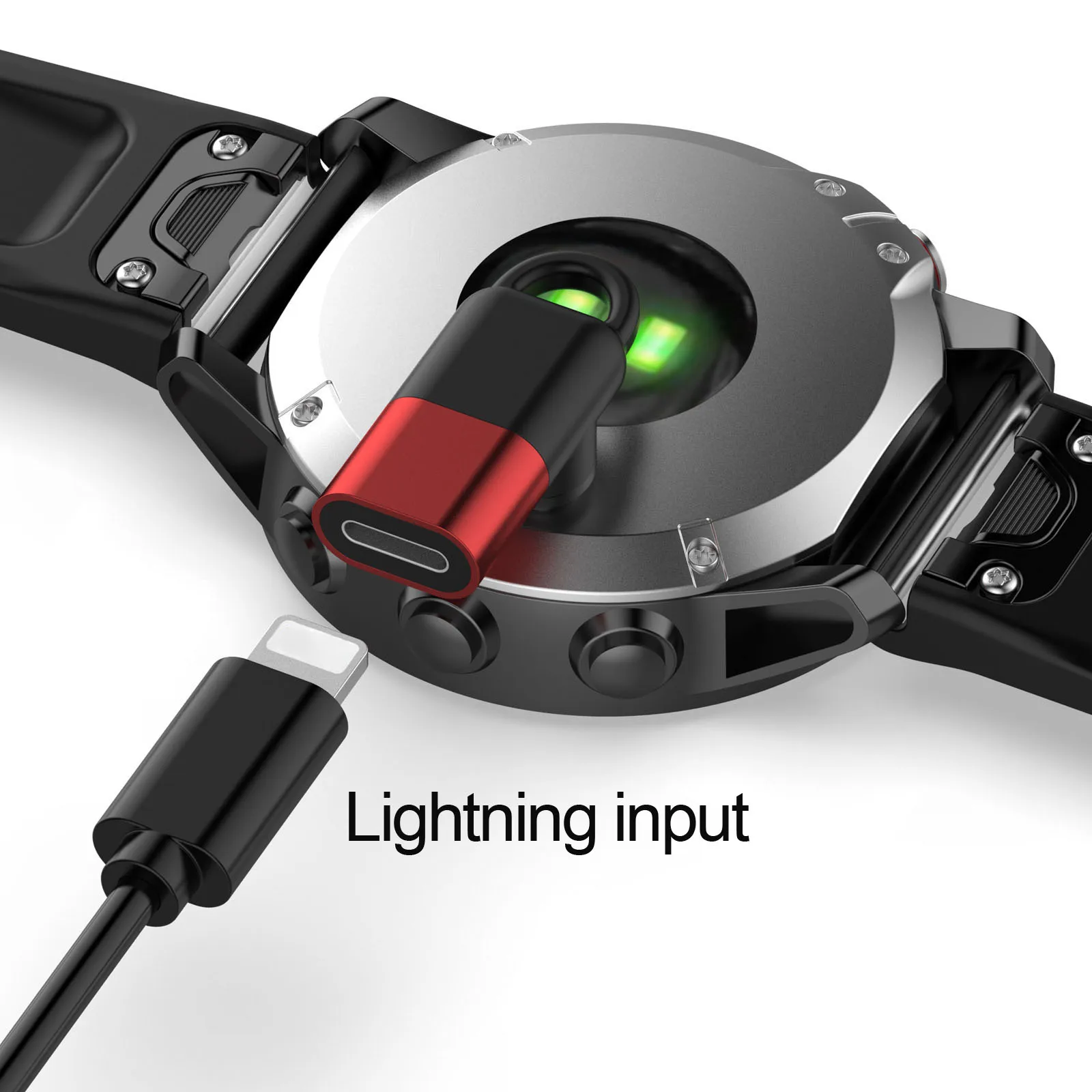 8pin Right Angle for phone to 4pin Connector Charger Coversion Adapter for Approach S60/Forerunner 945/935