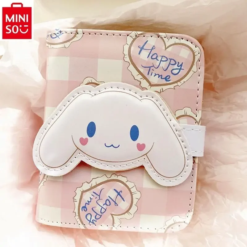 

MINISO sanrio Hello Kitty Jade Gui Dog Printed Student Wallet Women's Fashion High Quality Large Capacity Card Zero Wallet