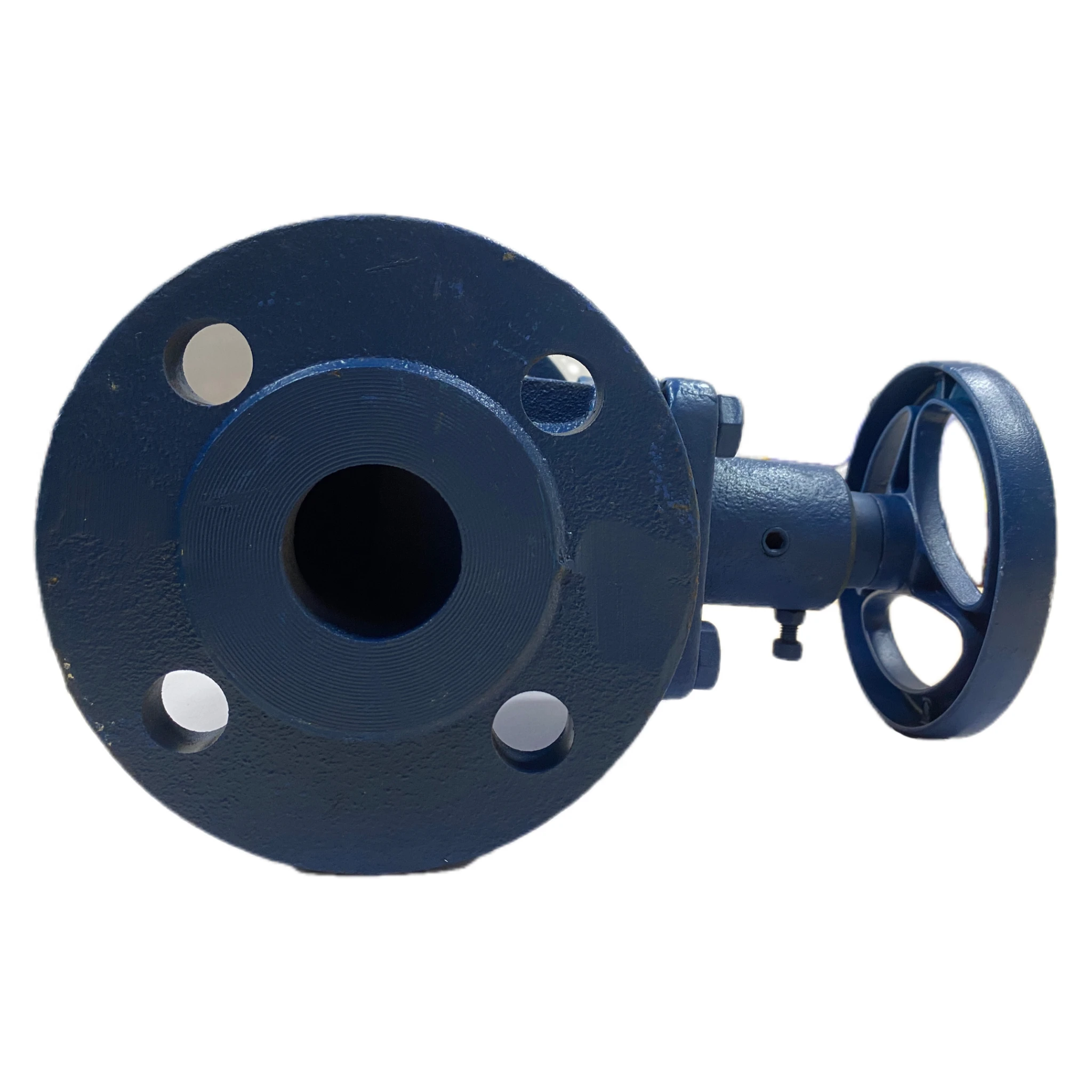 صمام كروي يدوي من الفولاذ المطروق مع وصلة شفة التوصيل، صمام إيقاف صناعي للتطبيق العام للمياه