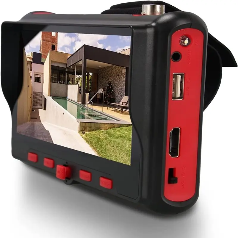 

Portable Wrist CCTV Tester, 5" LCD Monitor, -Compatible Input VGA In, Camera Tester, Debugging Helper