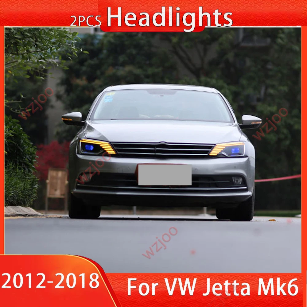 

Car Lights for VW Jetta MK6 Headlight 2011 2012 2013 2014 2015 2016-2018 Head Lamp Drl Projector Lens Automotive Accessories