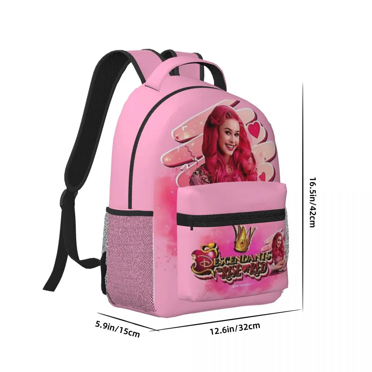 Descendands 4 The Rise Of Red - Ruby Rose Turner As Bridget Queen Of Hearts For Girls Boys Large Capacity Student Backpack