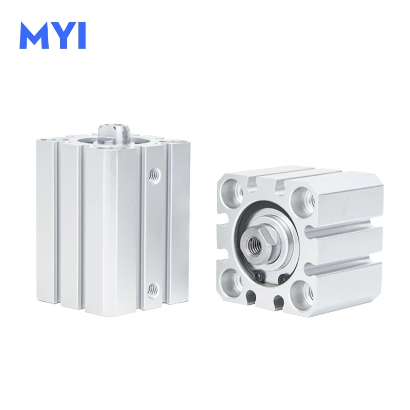 CQSB Series Pneumatic Air Cylinder Bore12/16/20/25mm Stroke 5/10/15/20/25/30/35/40/45/50/75/100/125/150mm Compact Thin Single