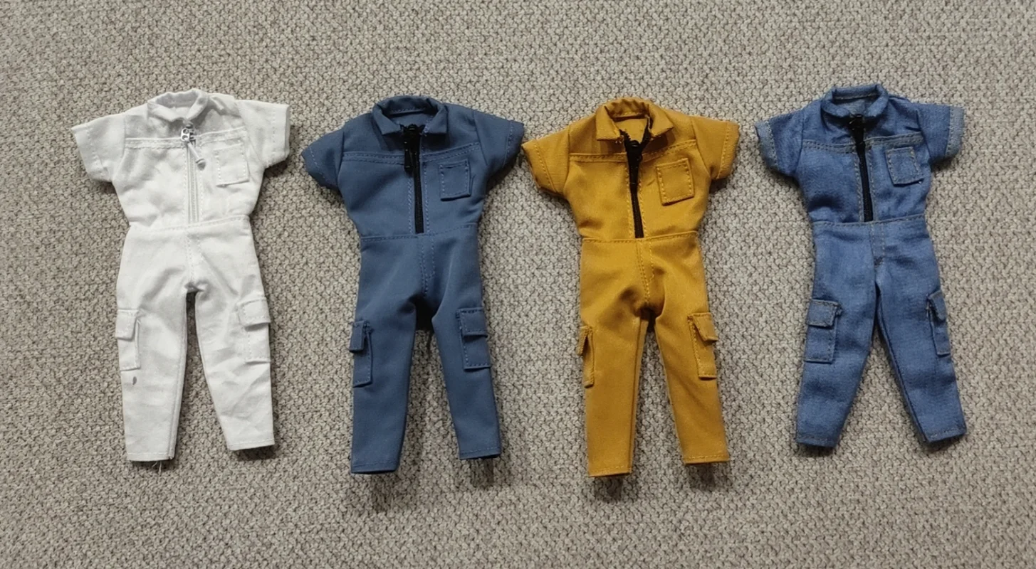 

1/12 Scale Jumpsuit Work Uniforms Model 6 ''mezco Vtoys