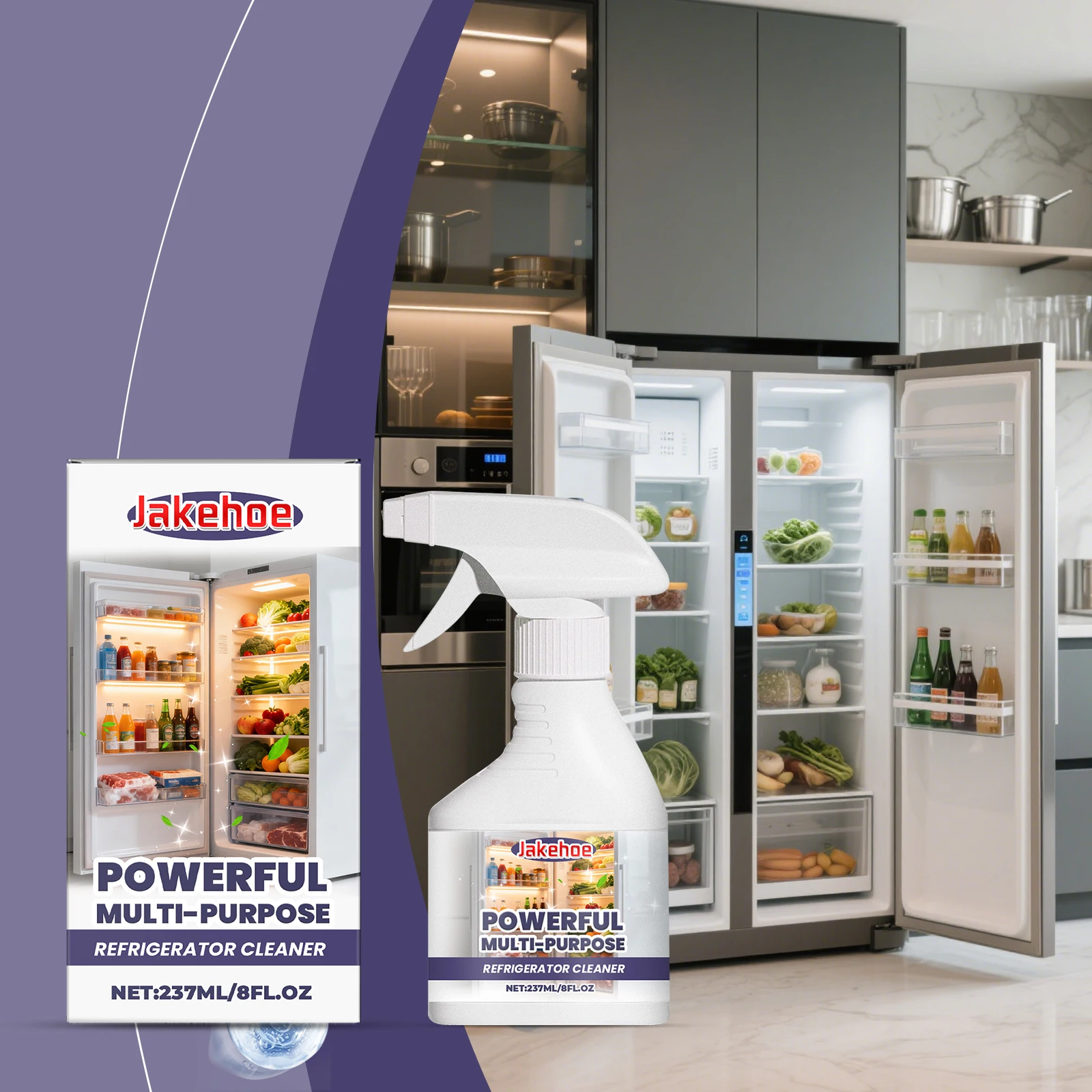 

Fridge Defrosting Spray Quickly Dissolving Frost Remove Odour Keep Cleaner Food Improve Energy Saving Refrigerator Deicing Agent