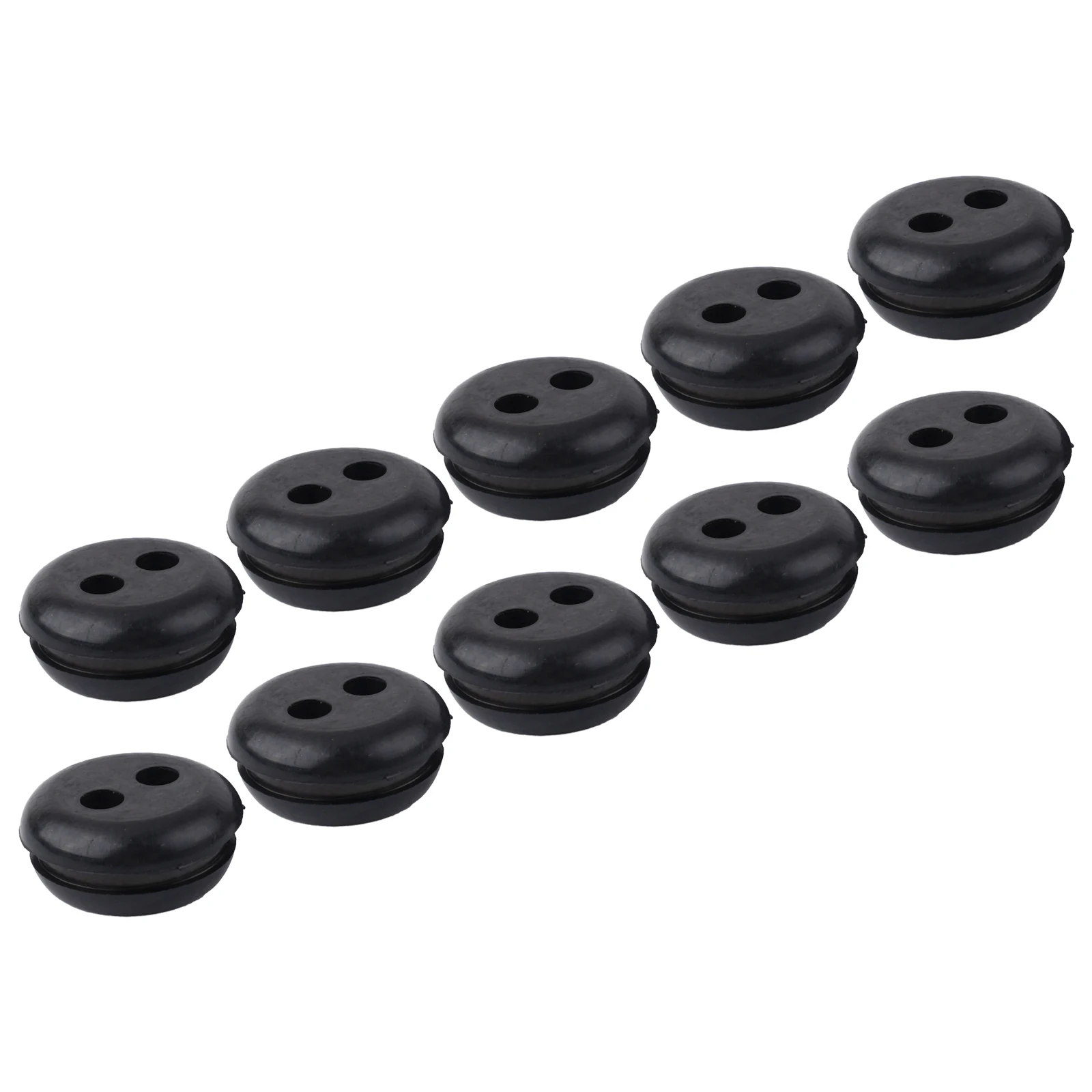 5pcs 2 Holes Fuel Tank Grommet Rubber With Fuel Line Pipe For Home Trimmer Lawn Mower For Trimmers Brush Cutters, Blowers