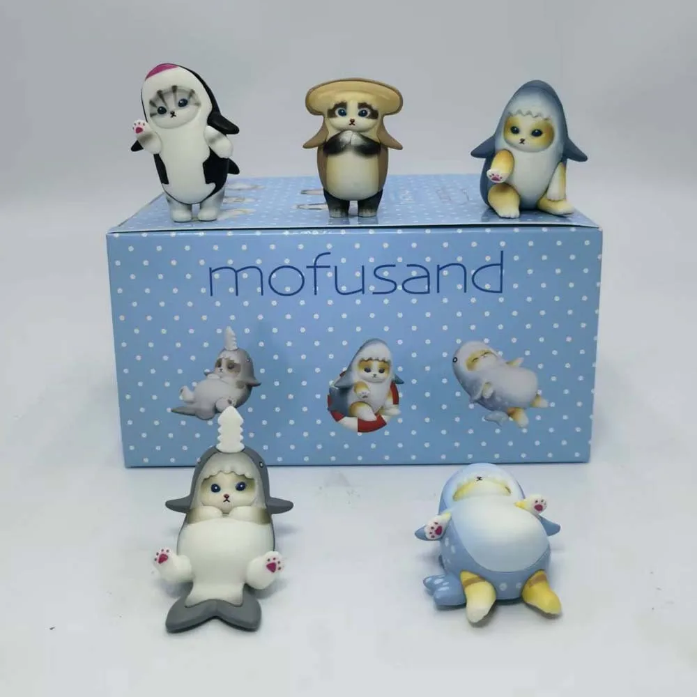Mofusand Deep Sea Roleplay Figure Shark Costume Collectible Anime Ocean Explorer Gift for Collectors Limited Mystery Pack