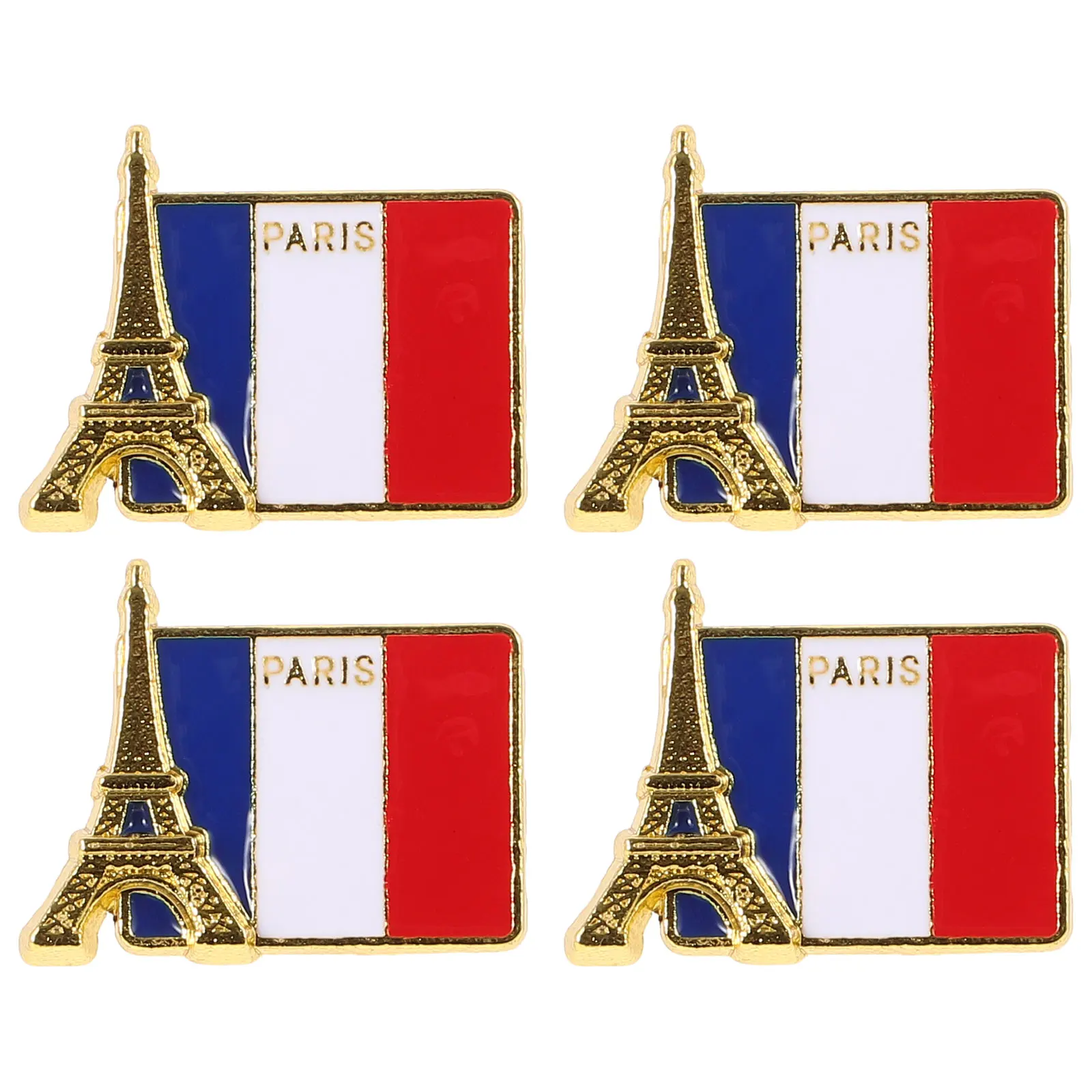 

4pcs Brooch Premium Material Durable Women Brooches Casual Costume Props Decoration Clothes Matching Small Gift Enamel Pin