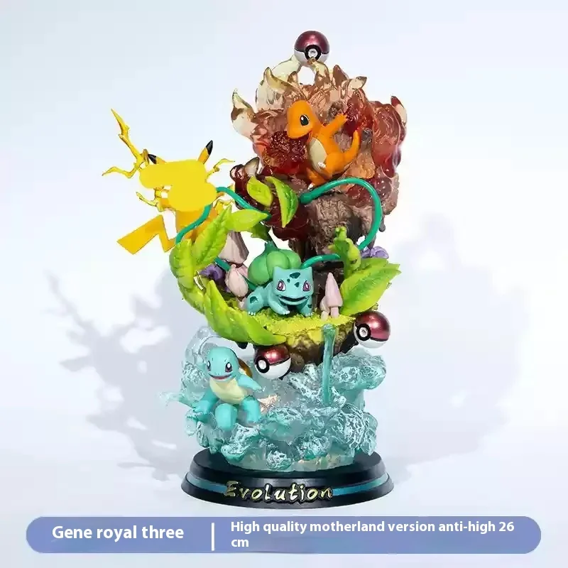 Pet Pok é mon Super Dream Evolution GK Watch Pikachu Little Fire Dragon Geng Ghost Handmade Statue Model Ornament