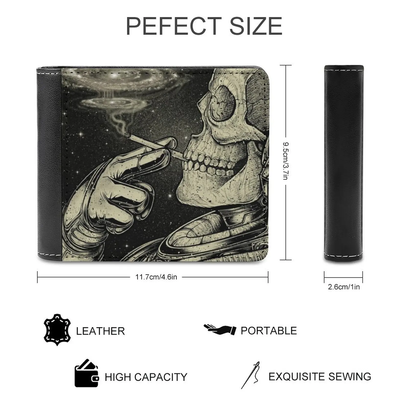 그 남자와 그 오리들... 패션 신용 카드 지갑 가죽 지갑 남성과 여성을 위한 맞춤형 지갑 우울증 슬픈