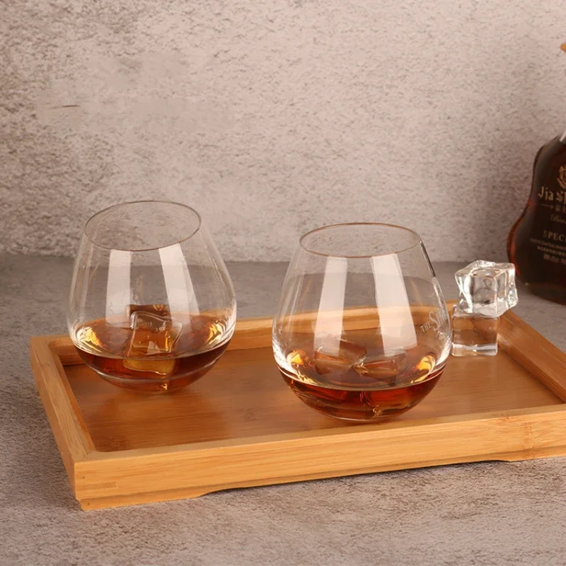 Vaso de whisky de malta simple Scotch Singleton, con forma de gota de agua, para licor, whisky y vino, para bar, Dropship