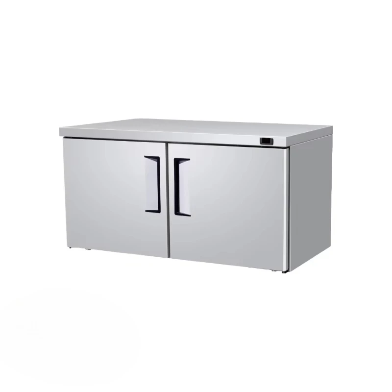 

Hot-selling counter kitchen refrigerator 2 door air-cooled refrigeration American kitchen equipment.