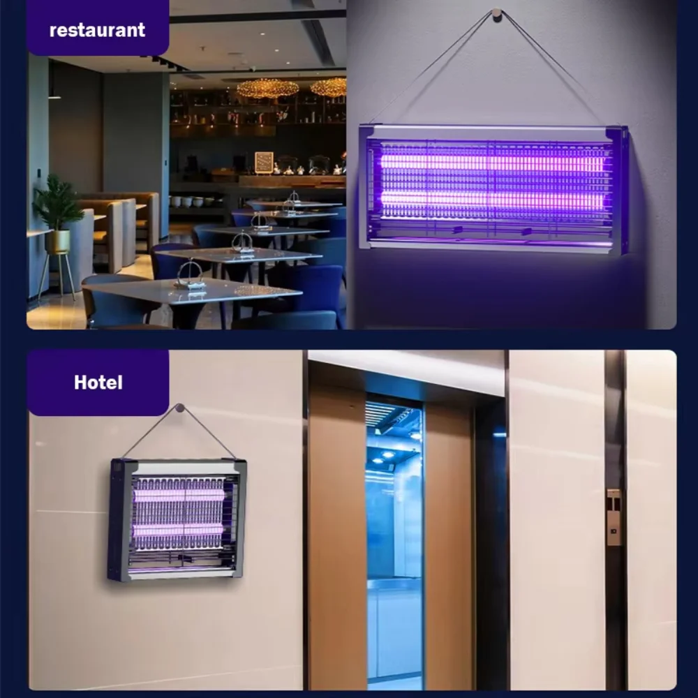 Joyinled 40W Commercial Mosquito Killer Lamp, UV LED Electronic Bug Zapper for Large Areas, Industrial Insect Trap Machine