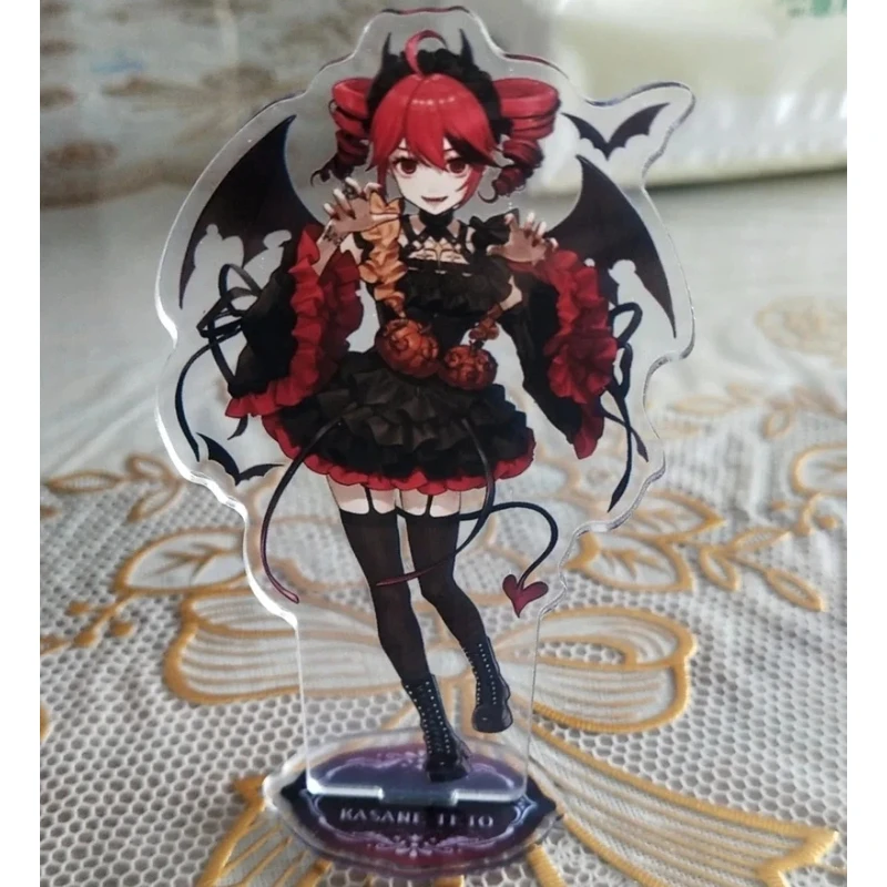 10cm Girl Kasane Teto Acrylic Standee Desktop Room Ornament Fans Birthday Gift Anime Peripherals Mini Exquisite Creative Unique view 5