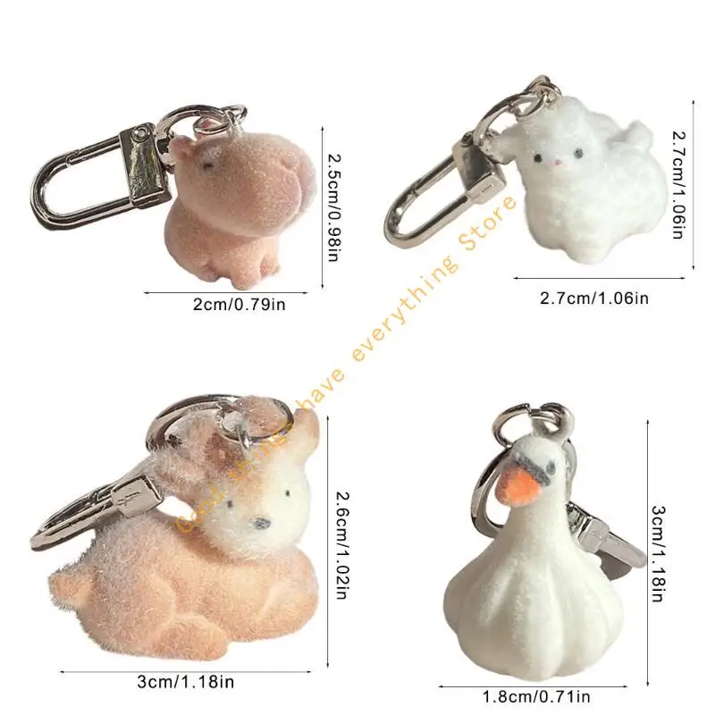 Elegant Charm Sturdy Resin Alpacas Keychain Portable and Stylish Accessory for Unique Styles Trendy Women Daily Use 55KF