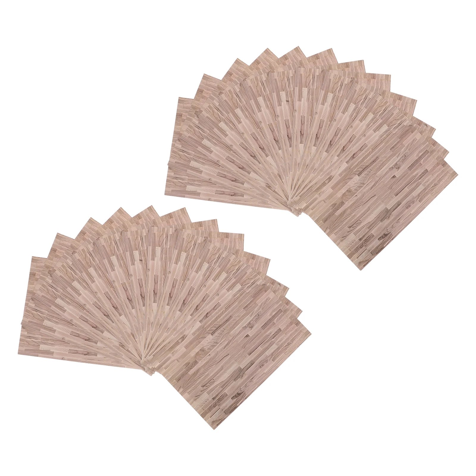 

24Pcs Dollhouse Floor Stickers Peel and Stick Wood Grain 29x21cm Miniature Home Flooring Decoration Mini Floor Dollhouse Tile