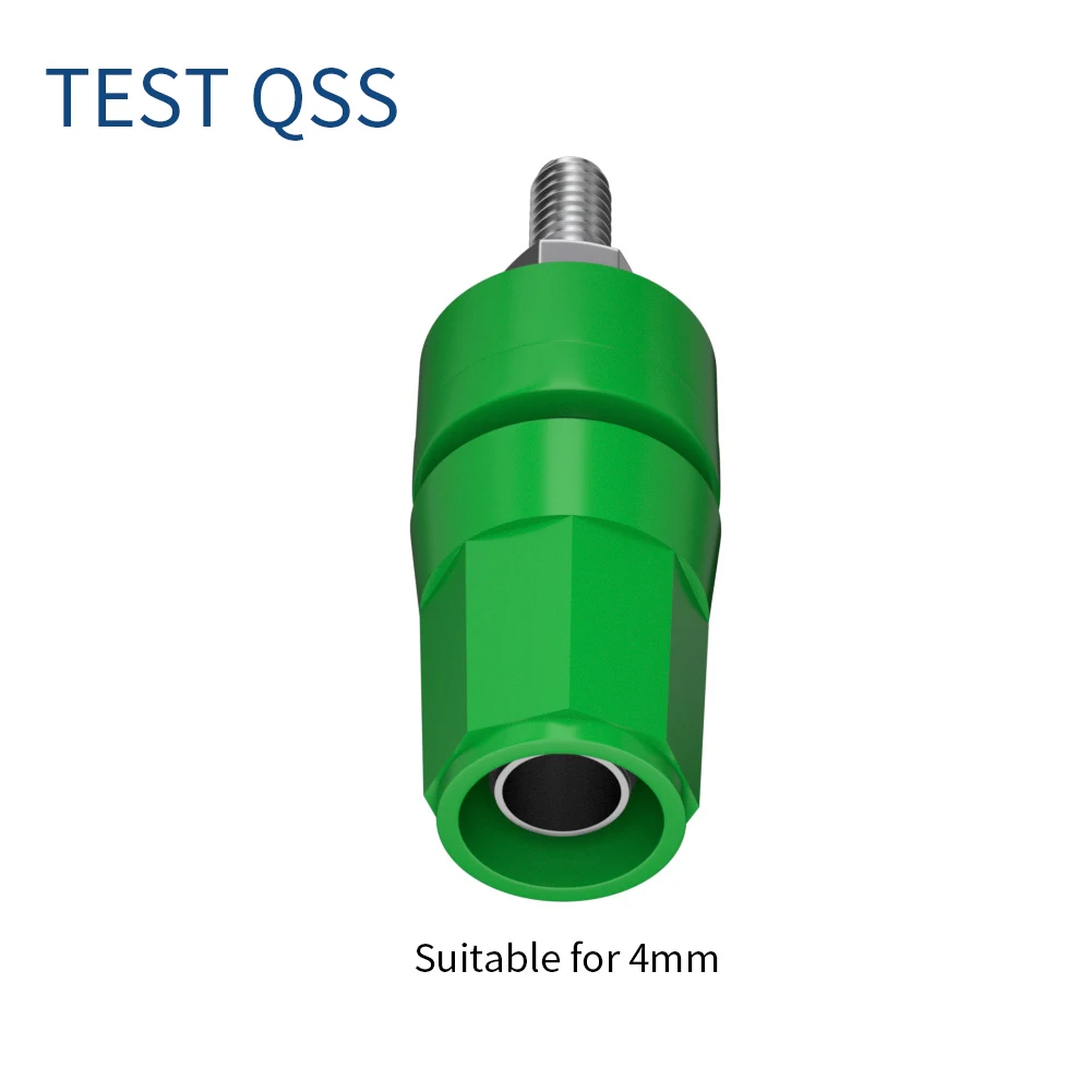 QSS 5PCS 4MM Banana Socket Binding Post Nut Banana Plug Jack Electrical Connector Terminal DIY Parts Q.50010