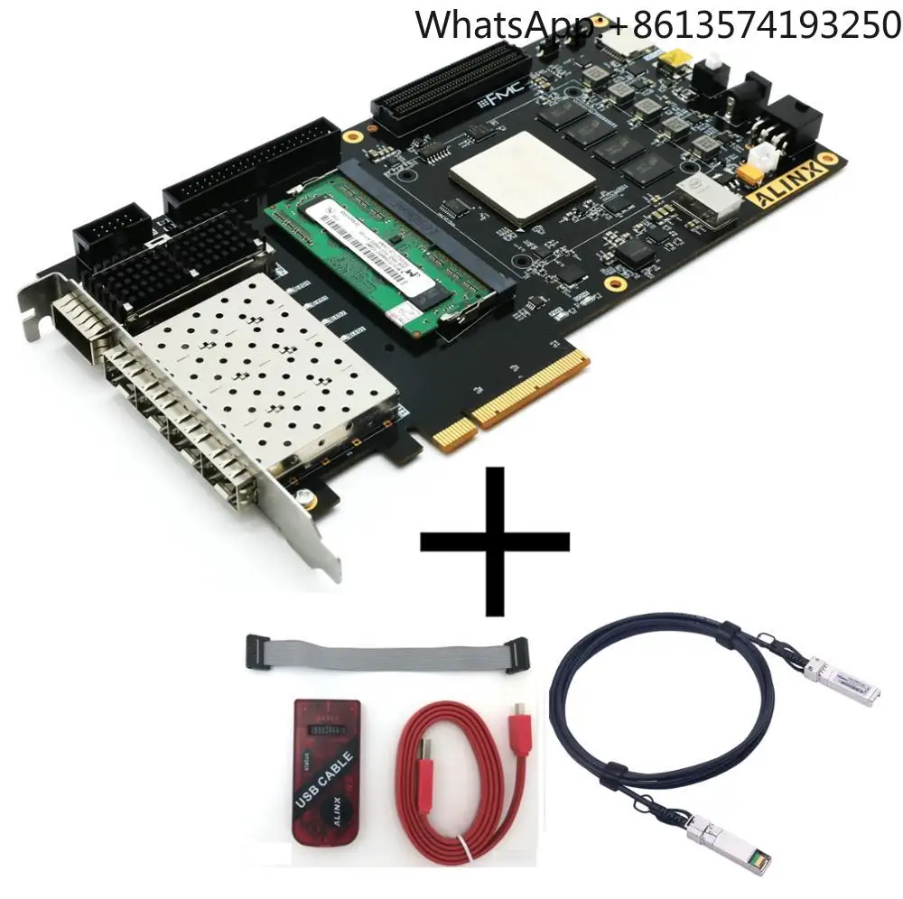 XILINX AX7325 FPGA Development Board Kintex-7 K7 7325 PCIE Accelerator Card ALINX Brand (Board + JTAG Loader + 10G SFP Module)