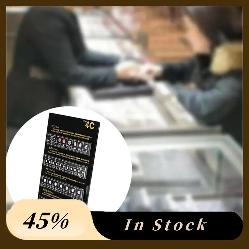 

A60Z верхняя алмазная оценочная доска 4C дисплейная доска ювелирный инструмент идентификационный инструмент обучающий реквизит для образовательной классификации