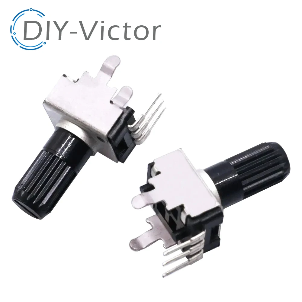 5PCS/LOT RV09 Vertical Adjustable Potentiometer 1K 2K 5k 10K 20K 50K 100K 1M 0932 9 Type 3pin Seal Potentiometer 5pcs/lot