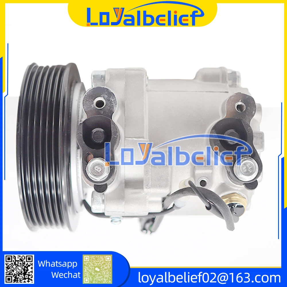 

SV07E A/C Compressor for Kubota M126 M135 M6 Tractors 447280-3050 447280-3080 4472803050 4472803080 3P999-00620 3P99900620