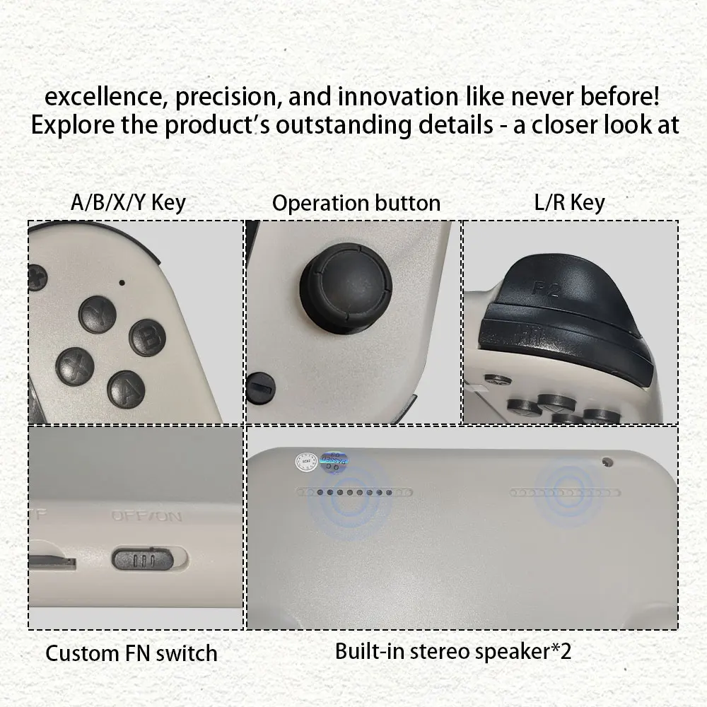 ل Trimui M17 الذكية برو وحدة تحكم بجهاز لعب محمول 4.96 ''IPS شاشة نظام لينكس عصا التحكم RGB الإضاءة الرجعية لعبة فيديو لاعب هدية