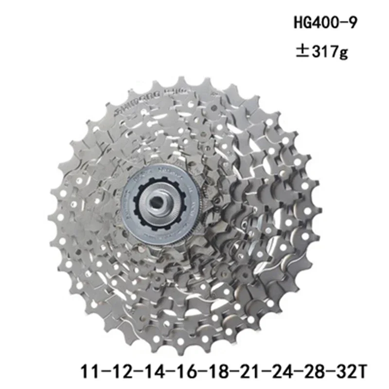 ALIVIO CS-HG400-9 Mountainbike 9-speed Vrijloop EIEIO 12-32/34 T MTB HYPERGLIDE Cassettetandwiel Fietsonderdelen