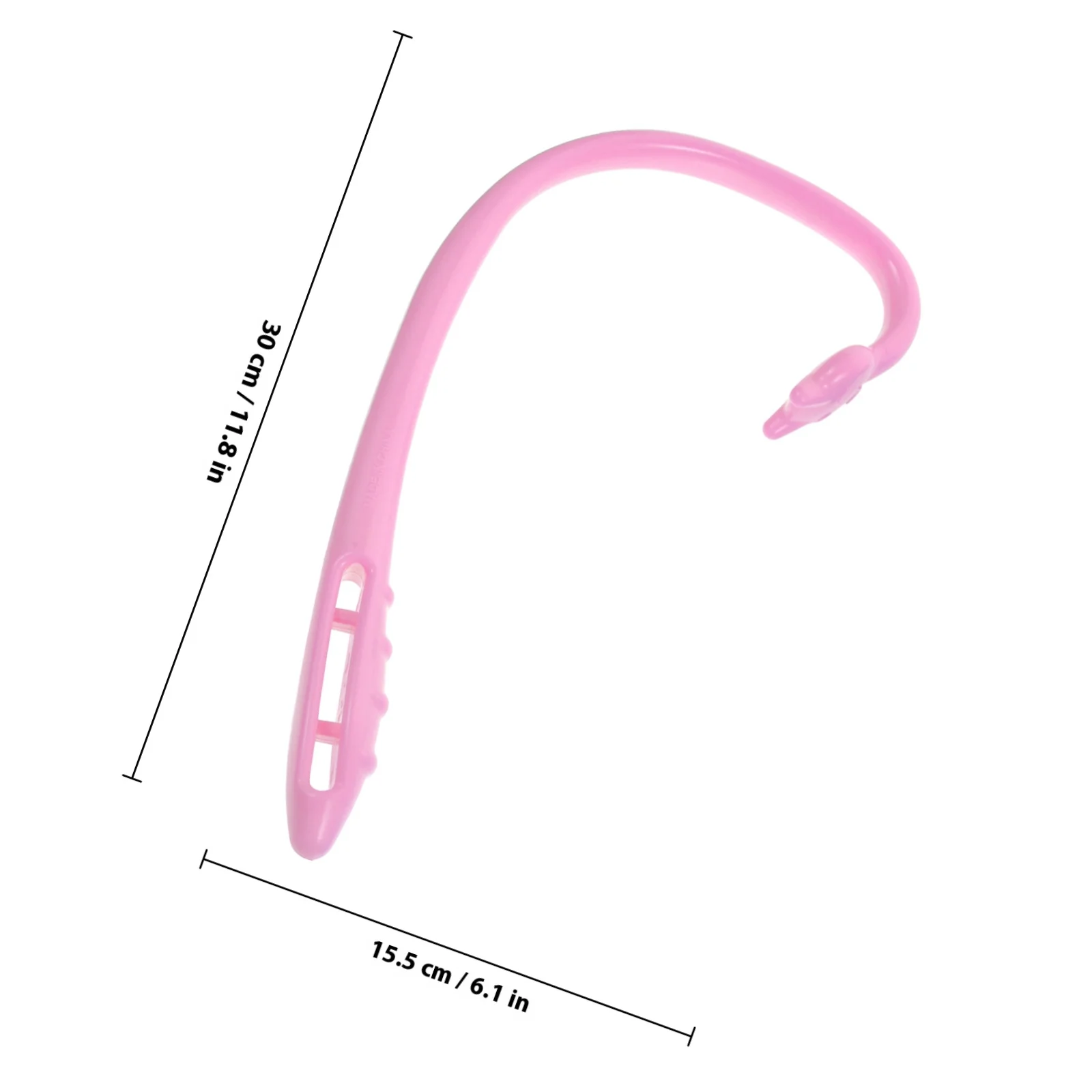 2개입 마사지 훅 인체공학적 플라스틱 등 마사지 스틱 경혈 요법 피로 해소 바디 마사지 용품