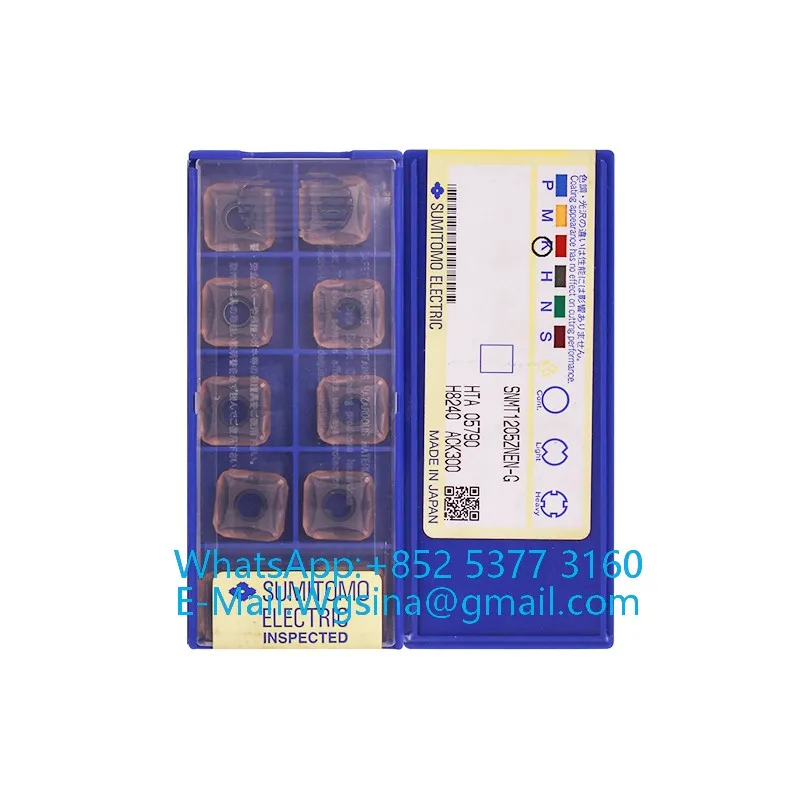 

SNMT SNMT1205 SNMT1205ZNEN G ACP200 SNMT1205ZNEN G ACK300 Medium Roughing Carbide Turning Inserts SUMITOMO Original
