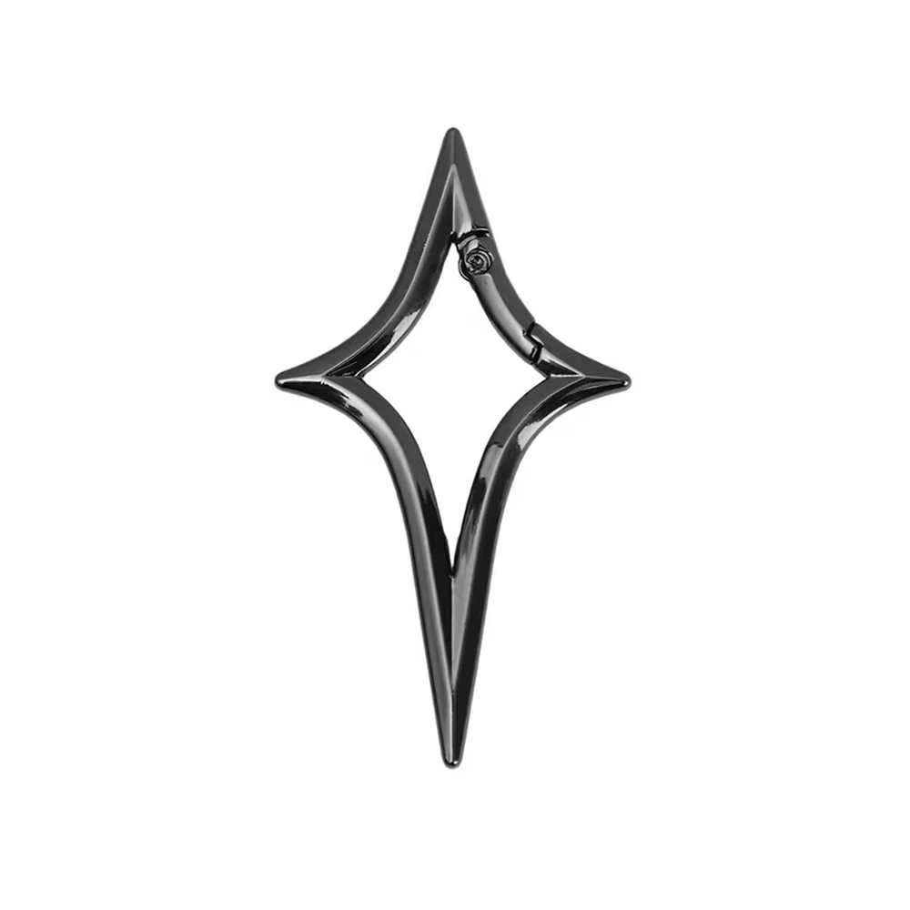 Cross Shaped Star Hook Buckle Keychain