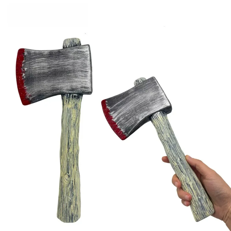 Plastic Toy Axe Knife Set Halloween Cosplay Props Realistic Dagger Scary Party Supplies Safe for Kids Costume Accessories