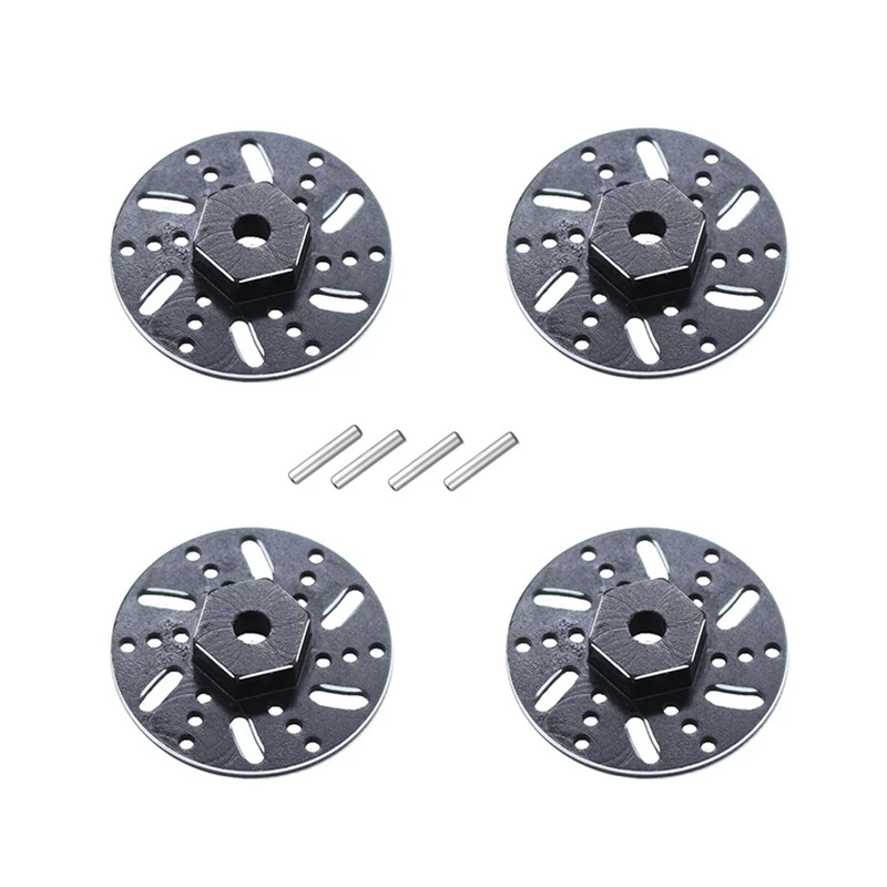 4Pcs Metal 9Mm Wheel Hex Adapter Brake Disc For SG 1603 SG1603 SG1604 UD1601 UD1603 UD1604 1/16 RC Car Upgrades Parts