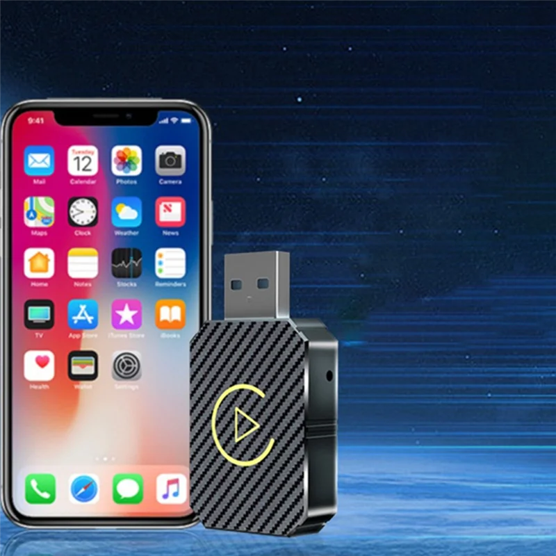 2 في 1 Carplay Box Android Auto Wireless Carplay Converter Car Android Smart Box محول لاسلكي محول السيارة #3