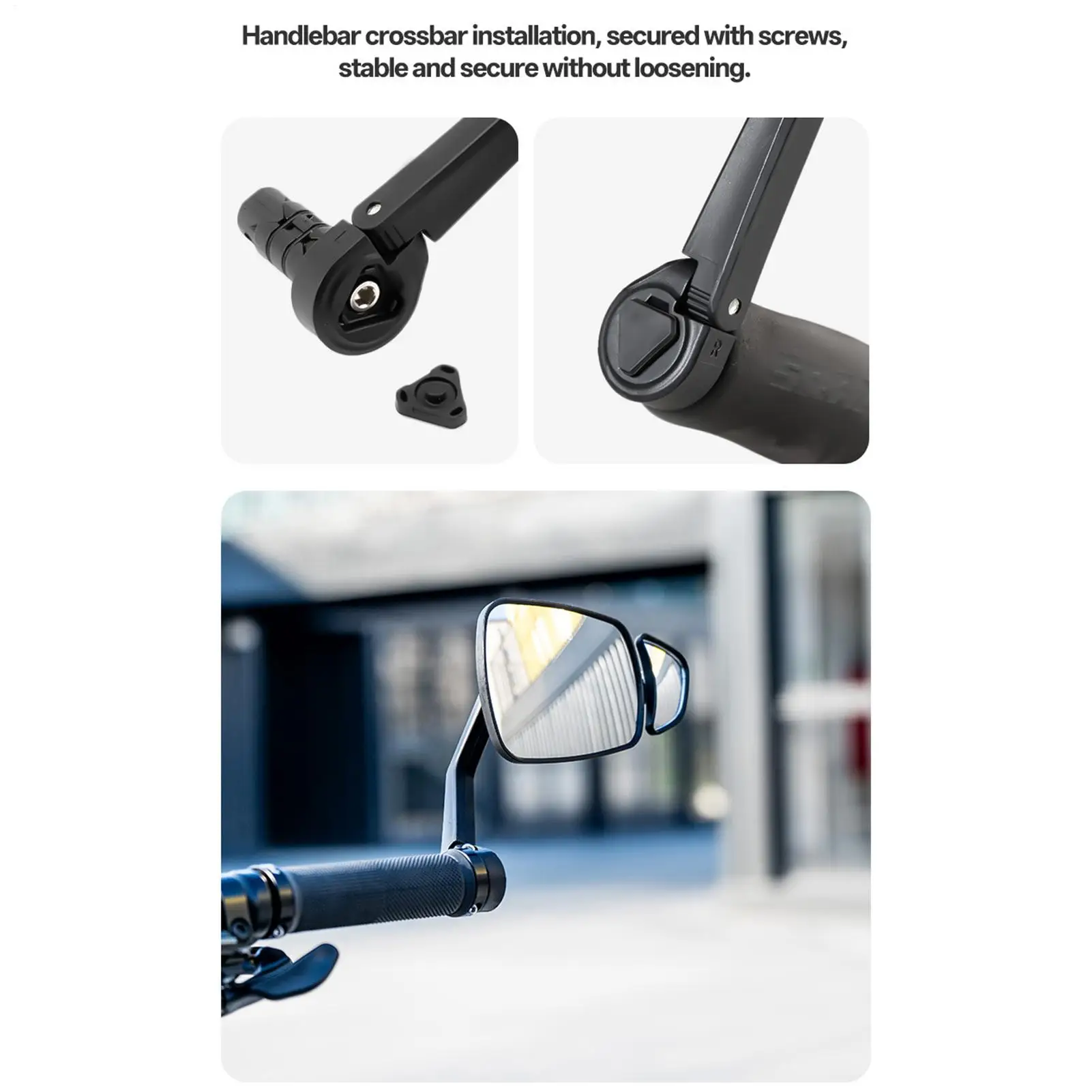 

Bike Mirrors For Handlebars Rotatable Rearview For Handlebar Bike Rearview Mirror For Motorcycle Scooter Hiking Mountain Road