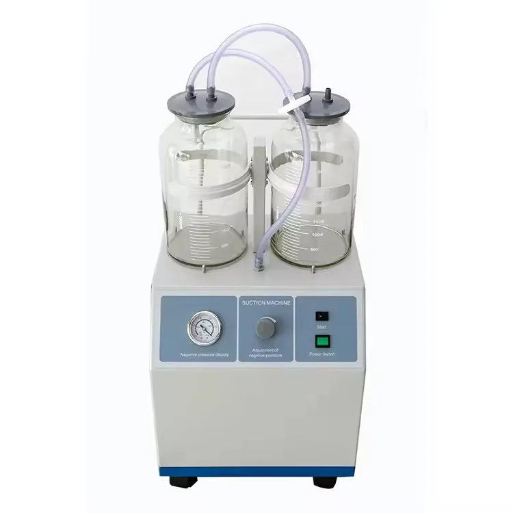 Factory Price Medical Use Electric Phlegm suc tion Apparatus 2500ml Double Bottle suc tion Machine