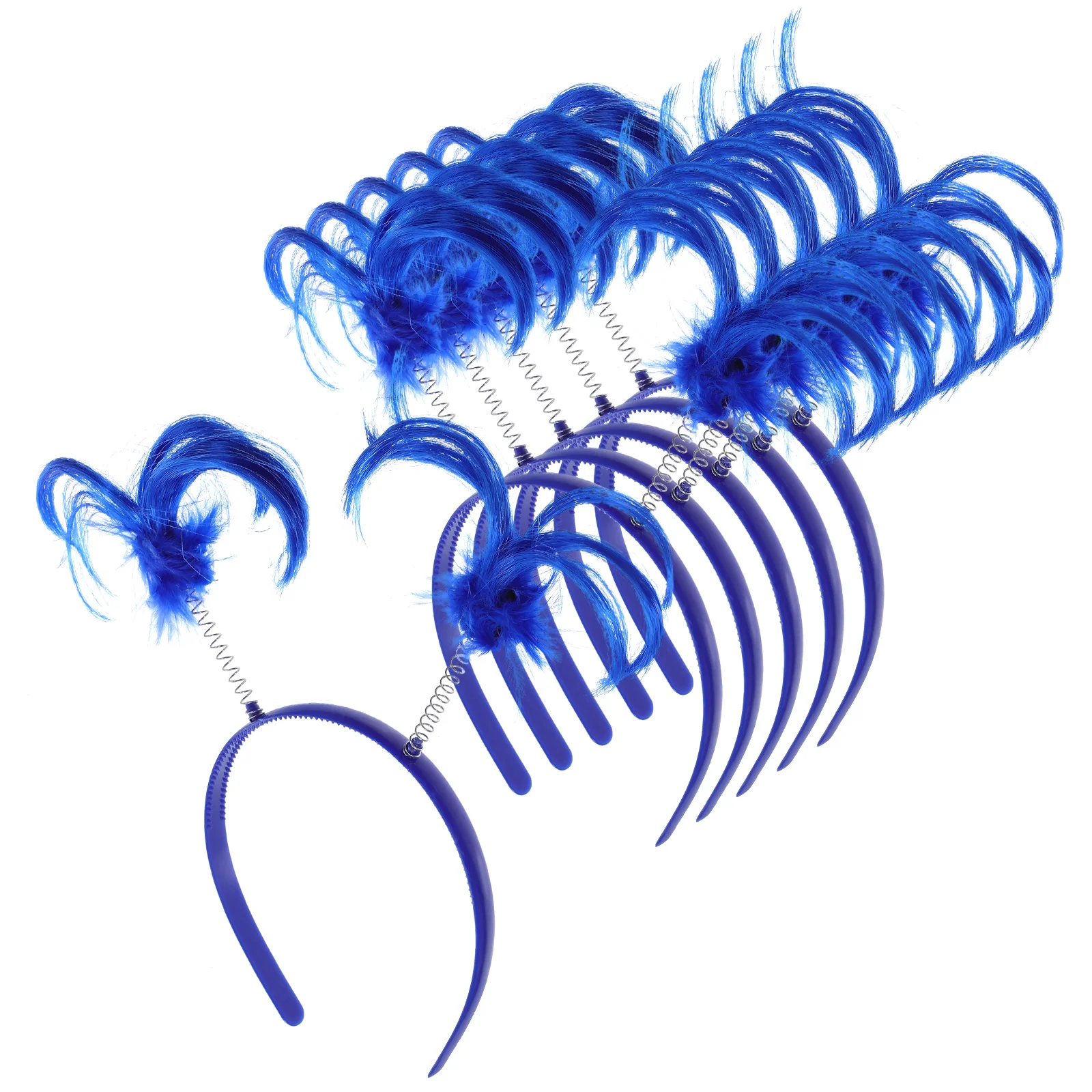 

6 Pcs Hair Hoop Headbands for Girls Kids Party Accessories Non Slip Soft Material Birthday Bachelorette Holiday