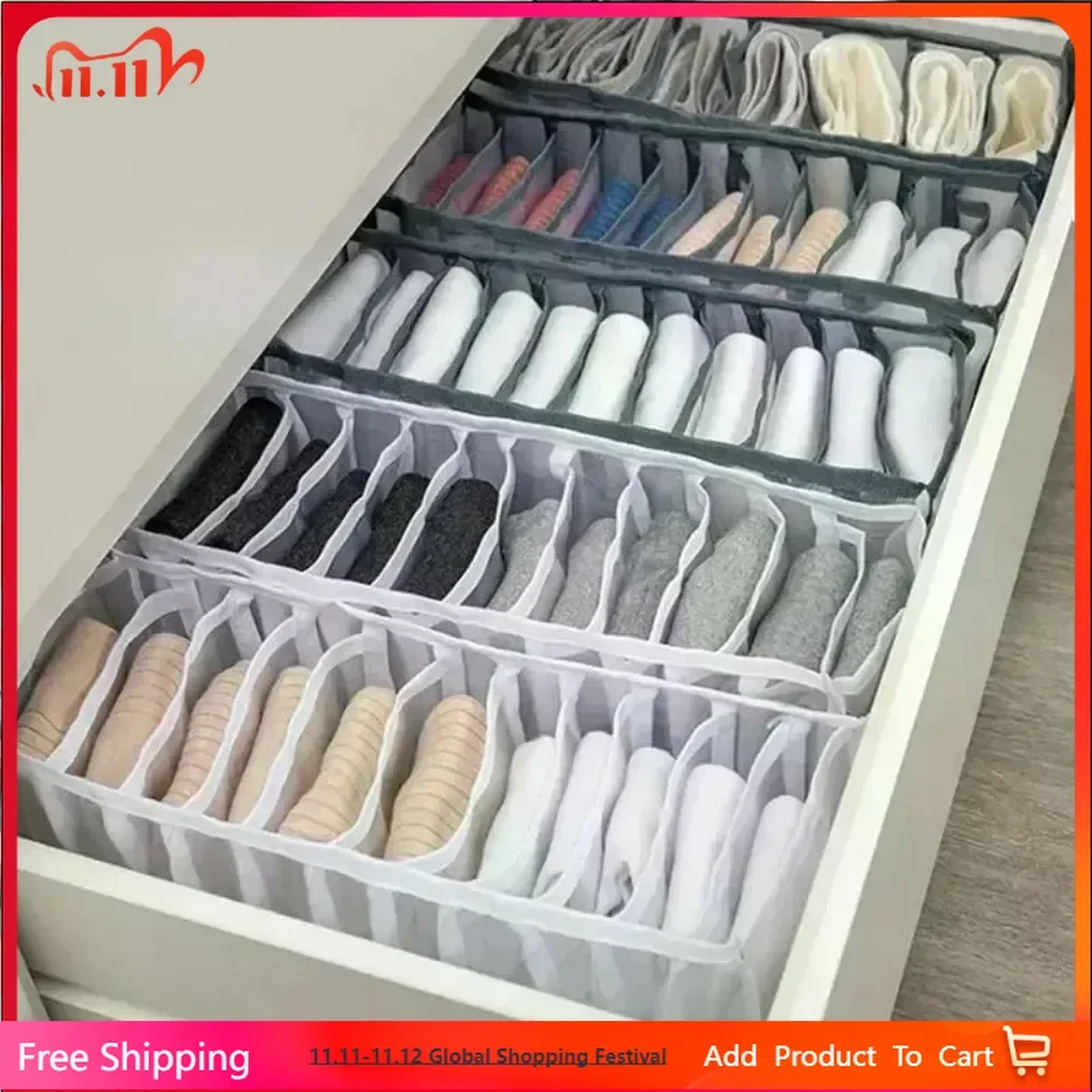 

Closet Organizer Underwear Organizer for Wardrobe Clothes Organizers Cabinets Drawer Organizers Bra Socks Storage Organizer Box