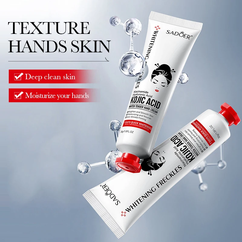 Kojic Acid Hand Cream Moisturizing Nourishing Brightening Hydrating Hand Creams Beauty Hands Skin Care Products