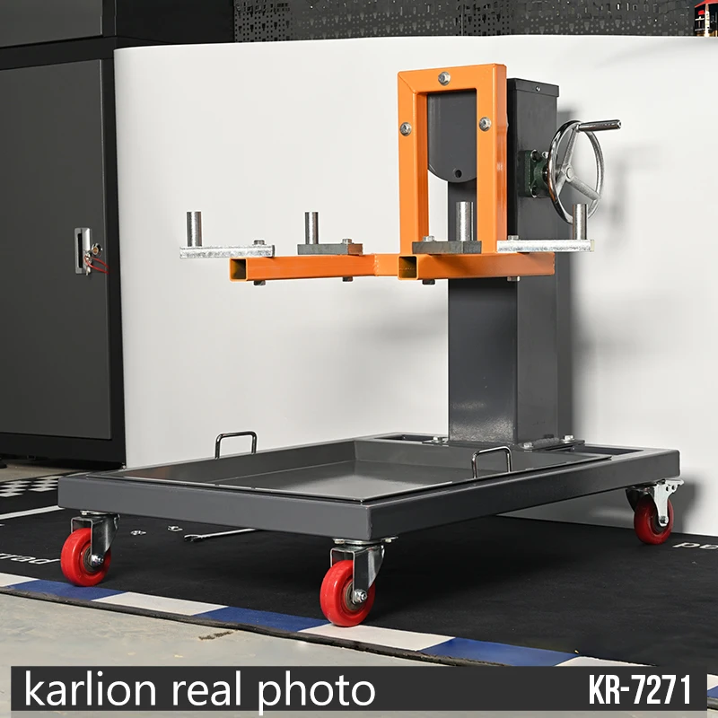 KARLION Metal Hydraulic Manual 800KG Car Engine Repair Stand Rotating Engine Flip Frame