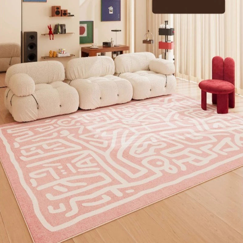 

Modern Art Living Room Carpet Graffiti Abstract Fashion Design Bedroom Rug Creative Home Decoration Sofa Coffee Table Mats Tapis