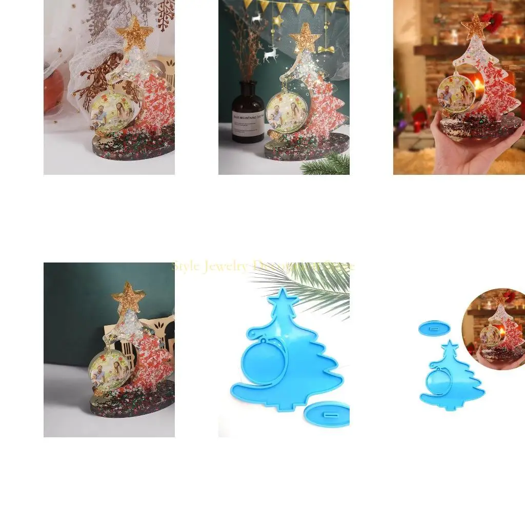 

D46E Рождественская елка Силиконовая плесень