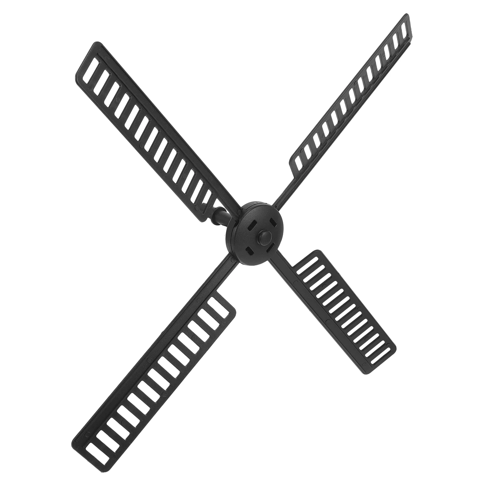 

Fan Blades Garden Windmills for The Yard Part Lawn Outdoor Creative Black Decoration Parts