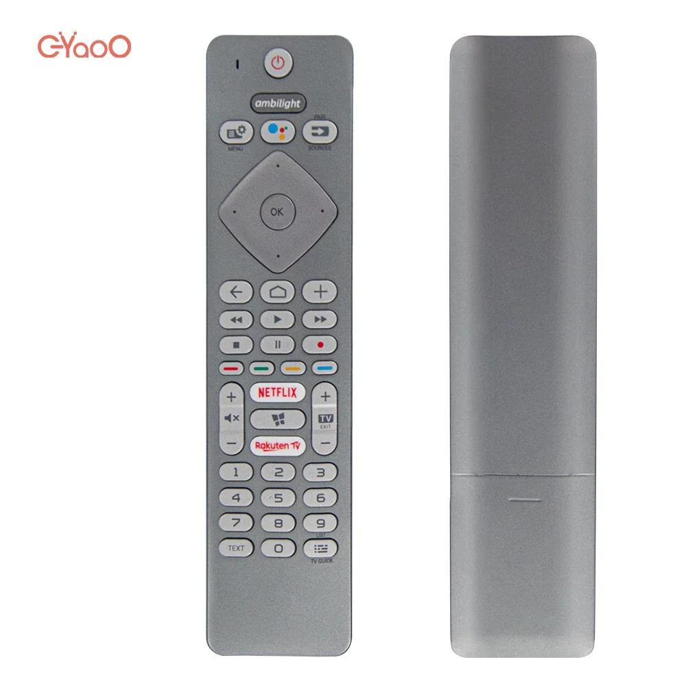 43PUS7354/12 Voice TV Remote control For Philips Ambilight FR 398GM10BEPHN0012PH NETFLIXRakuten Tv Buttons Google Voice Search