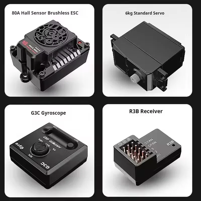 MJX Hyper Go 10303 10304 1:10 Brushless RC Car 4WD 70KM/H High Speed Racing Vehicle 2.4G Remote Control Off-Road Rally Car view 2
