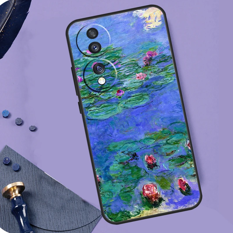 غطاء لوحة فنية كلود مونيه ، غطاء لشرف السحر 6 ، 5 برو لايت ، 50 ، 70 ، 90 ، X9b ، X8b ، X7 ، X8 ، X9 ، X6a ، X7a ، X8a ، X9a #5