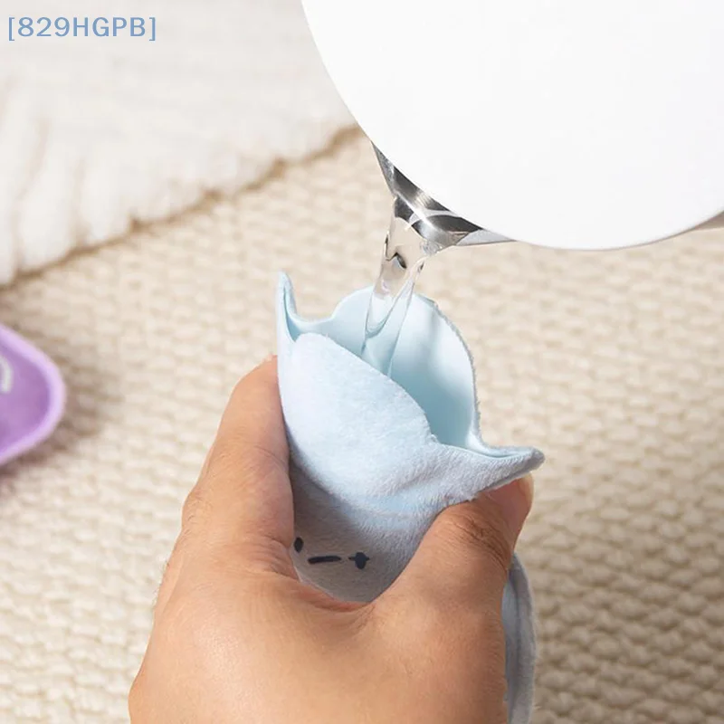 

【HGPB】Плюшевая бутылка с горячей водой, портативная милая зимняя теплая мини-бутылка с теплым животом, фланелевой чехол с рисунком