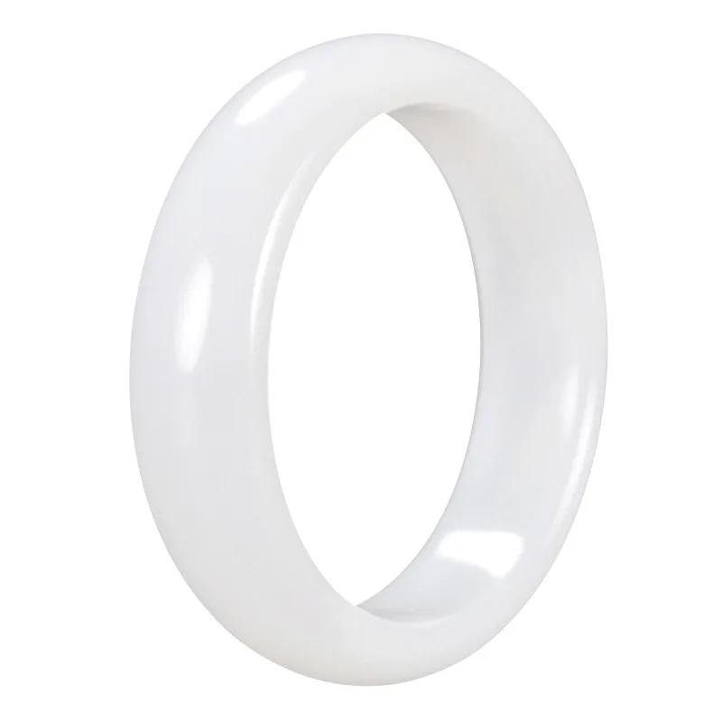 Bangle Small Ring Wide Version Xinjiang Hotan Sheep Fat Princess Girl White Jade Bracelet