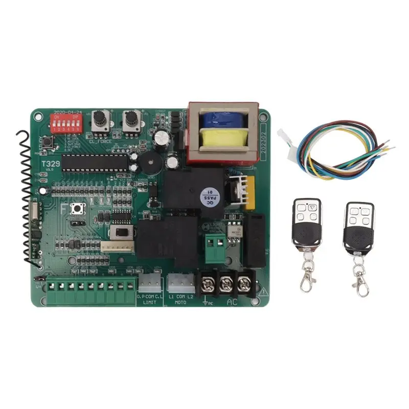 【MUST-HAVE】LED Electric Door Motor Circuit Board For Sliding Gate Motor Control Board With Remote Control Functionality