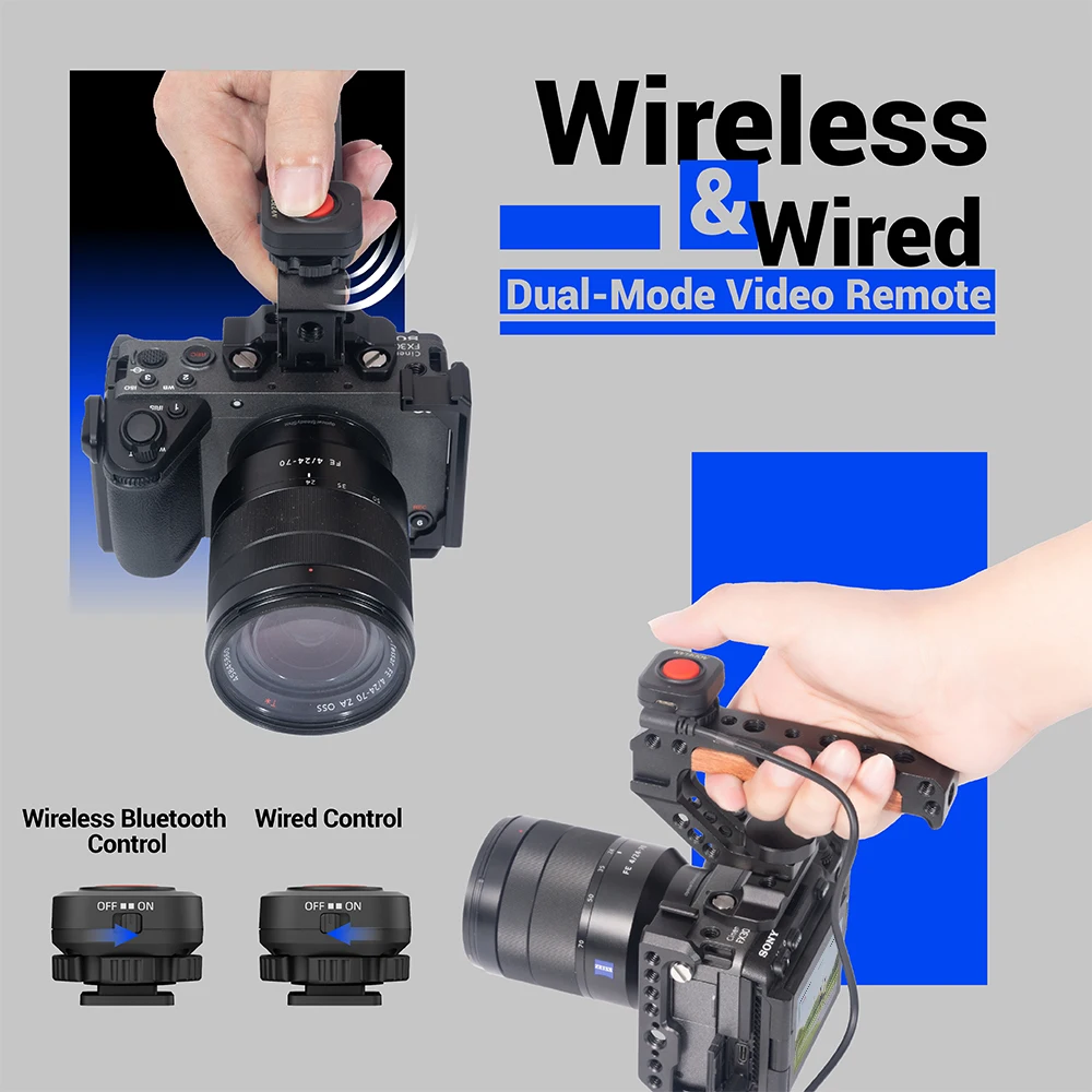 AODELAN BR6 Wireless Bluetooth Camera Remote Video Record Moive
